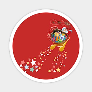 Santa christmas theme Magnet